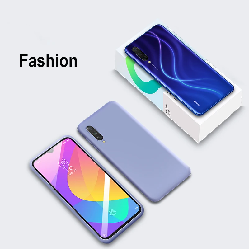 Оригинальный чехол для XiaoMi Mi 9 Lite SE 8 A2 A3 10 9T Pro 8T PRO 8A 7 7A 6 6A мягкий жидкий силиконовый