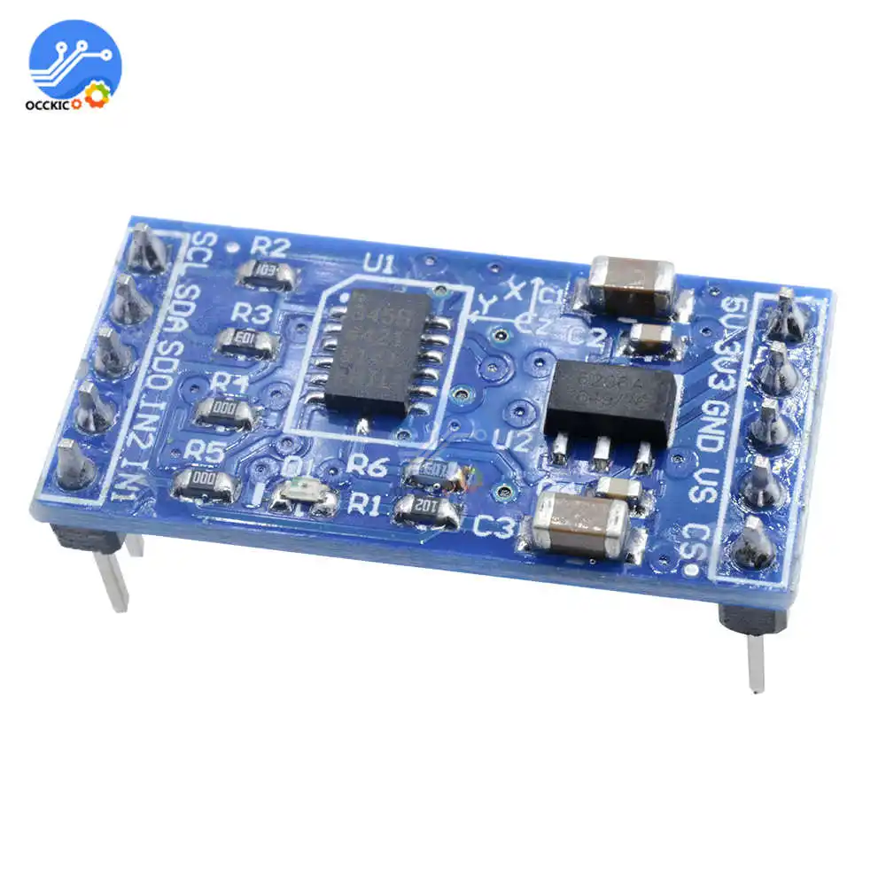 3 осевой цифровой акселерометр ADXL345 Гравитационный Наклонный модуль AVR ARM MCU 5 В/3 В