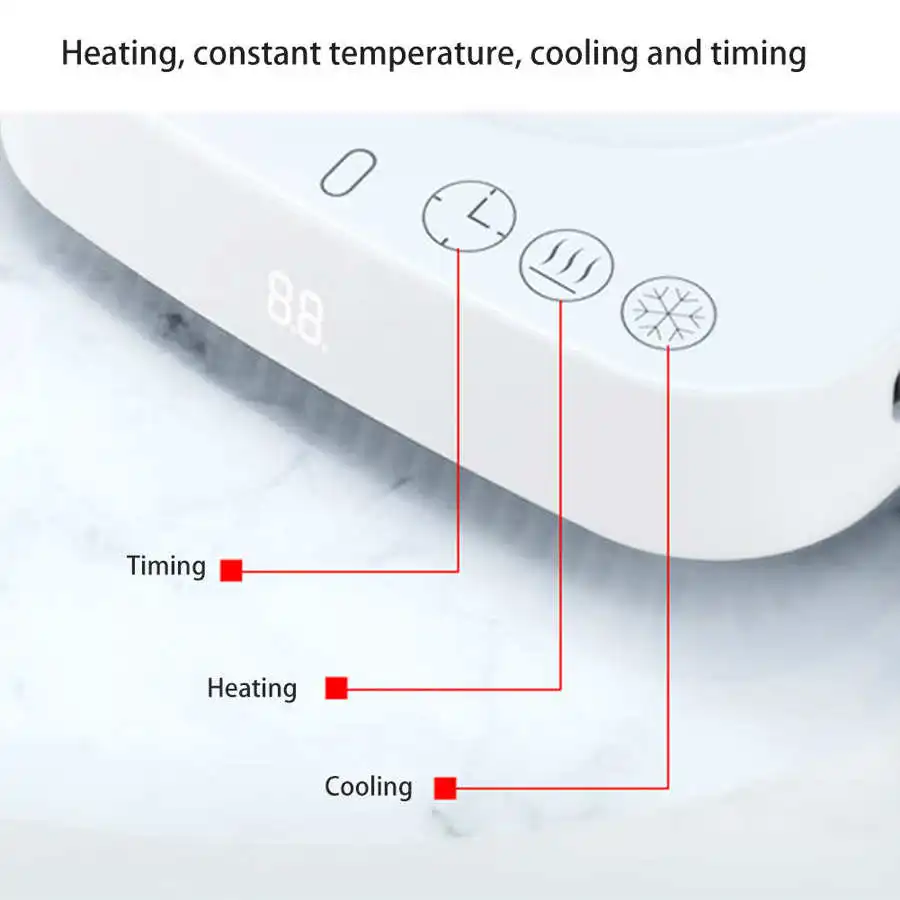 2 в 1 нагреватель чашки горячего и холодного двойного назначения для кофейной