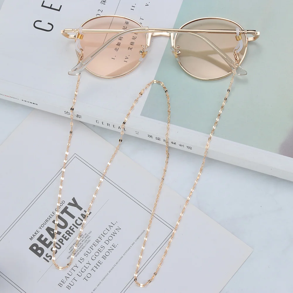 

2pcs New Fashion Sunglasses Chain Glasses Spectacles Decoration Vintage Chain Holder Cord Lanyard Necklace Eyewear Accessories