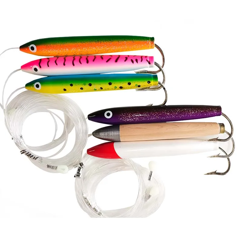 3 шт. 6 дюймов кедровая вилка все натуральные кедровые заглушки тунец Марлин Slayer