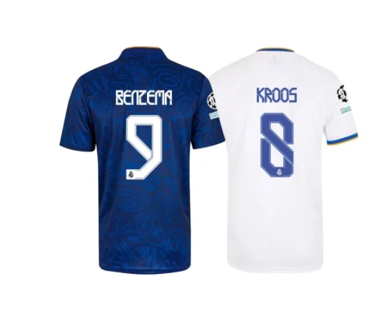 

2021/22 Real MadridES jersey Quality MARCELO BENZEMA jersey 21-22