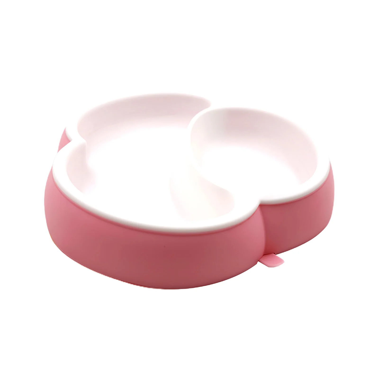 

Divided Space -40 Celsius 240 Celsius Silicone Baby Dining Plate Non Slip Toddler Plate Divided Plate Suction Plate For Babies