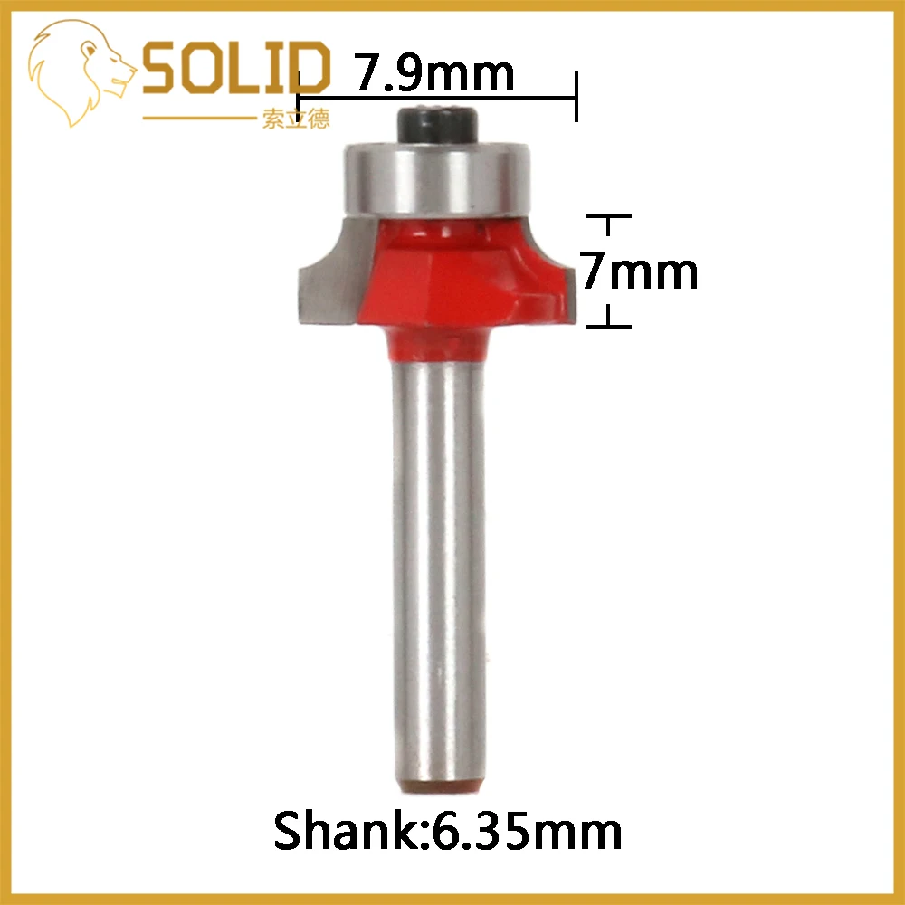 Фреза с хвостовиком 1/4 дюйма сверло для деревообработки Фрезерный резак дерева