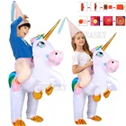 Детский Надувной Костюм единорога для девочек и мальчиков