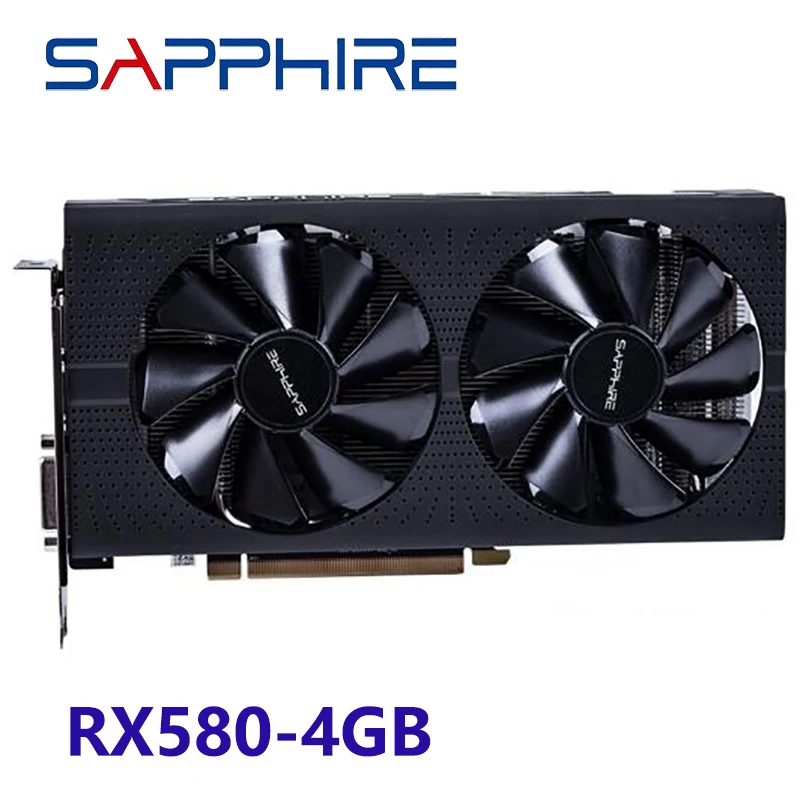 Видеокарта SAPPHIRE RX 580 4 Гб графический процессор для AMD Radeon RX580 584 видеокарты
