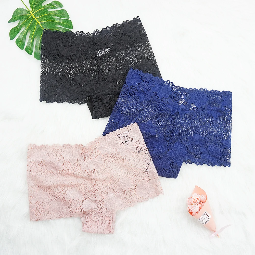 Женские кружевные трусики полупрозрачные тонкие со средней посадкой | Женская