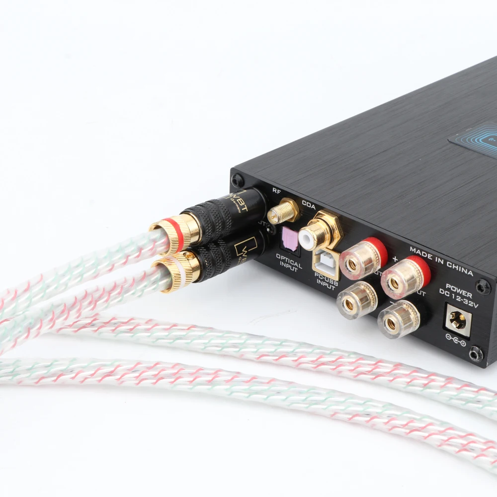 Пара посеребренных аудиокабелей RCA yter valhalla OCC с аудиокабелем wbt0144 hifi | Электроника