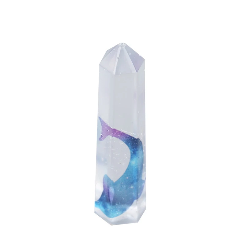 

10 Pcs/Set Crystal Point Tower Epoxy Resin Mold Jewelry Pendant Silicone Mould