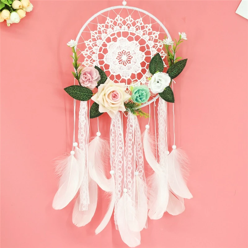 Брелок для ключей в виде Ловца снов Dream висячие украшения с перьями Подарочные