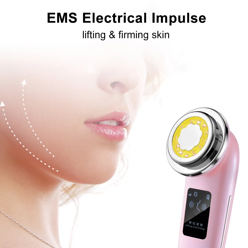 

AmazeFan EMS 4-in-1 Multifunctional Beauty Machine Face Color Light Guiding Instrument Deep Cleaning Moisturizing Beauty Tool