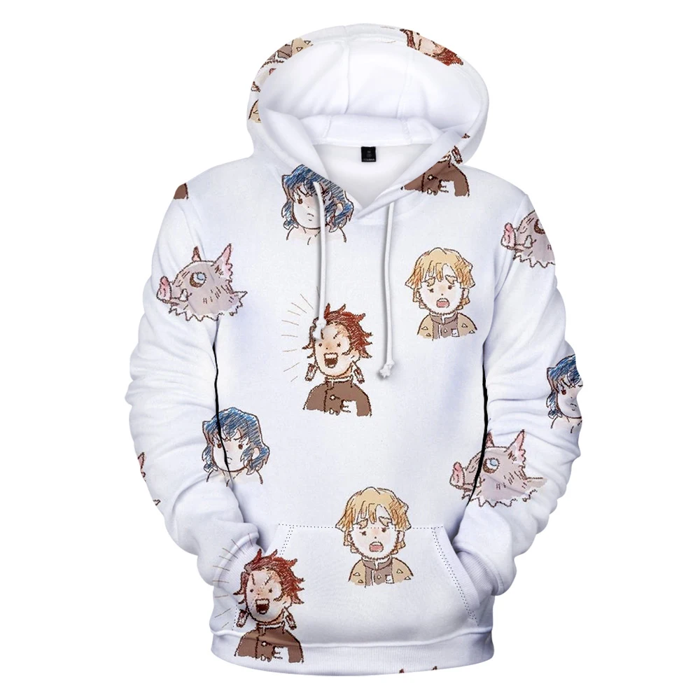 

Лидер продаж, толстовки с капюшоном, рассекающие демонов, модный мультяшный Детский свитшот, Повседневный пуловер 3D, толстовки с капюшоном ...