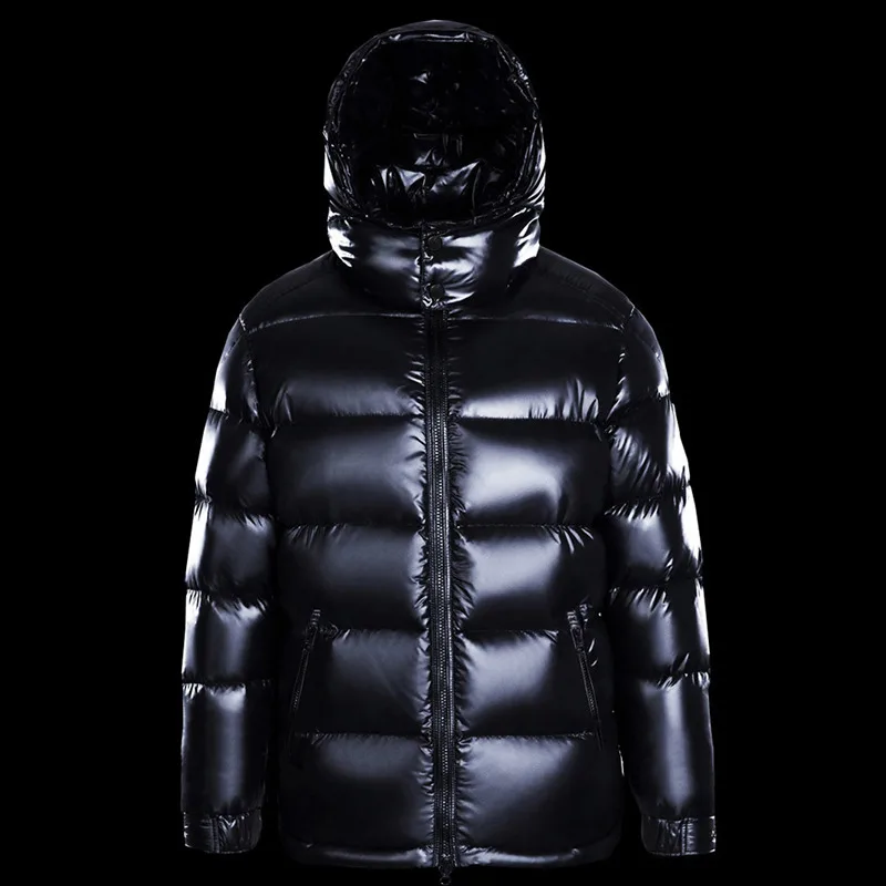 

coat with Thick winter goose cap, high quality men's clothing, 2020 men's low coat