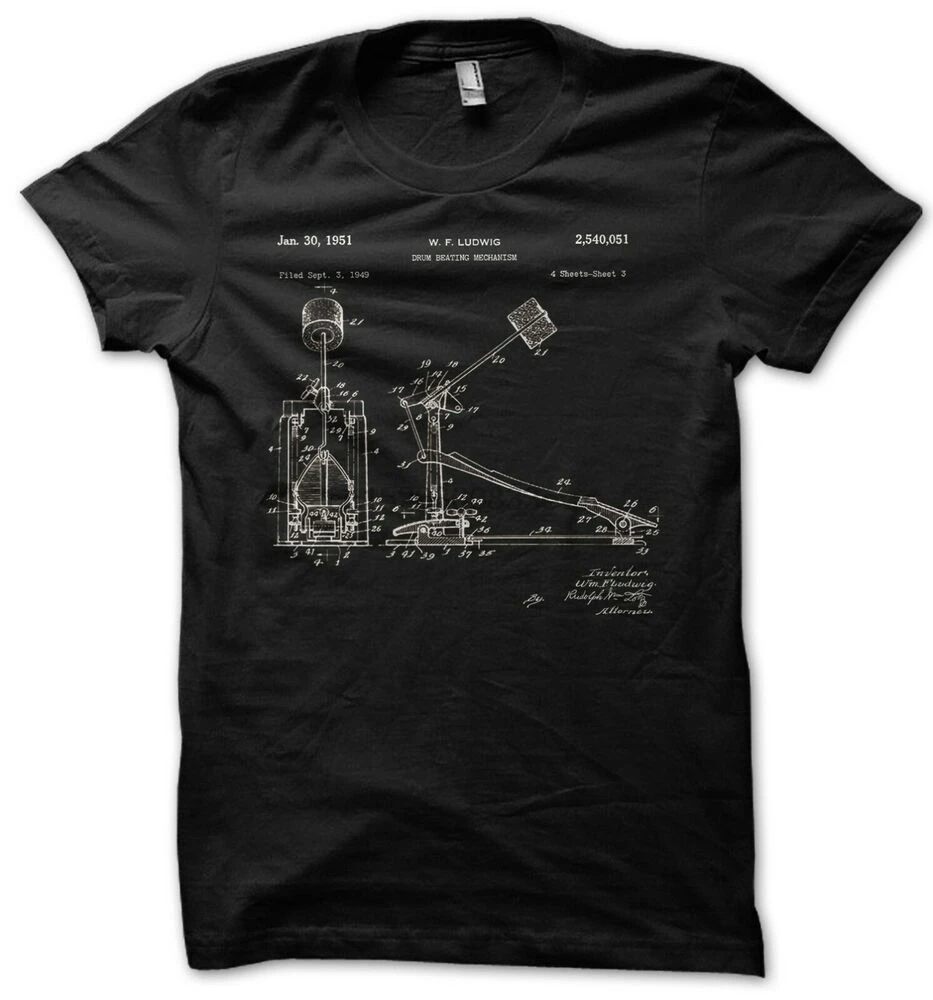 Бочки лакированная 1951 мужские ударник футболка S-XXL | Мужская одежда