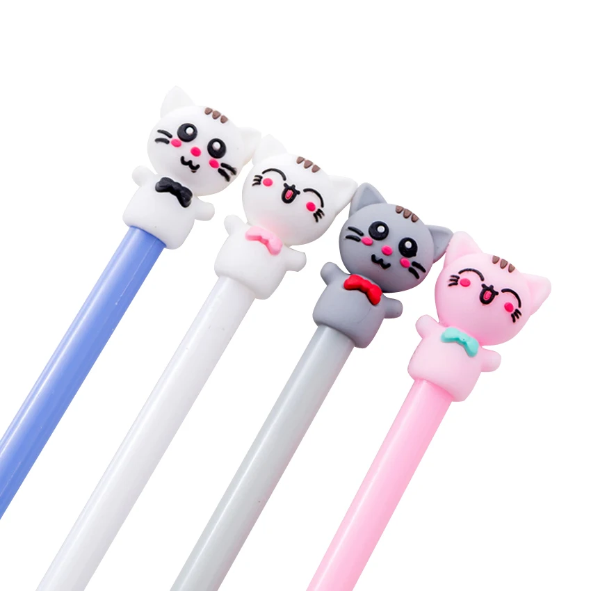 1 шт./лот 0 5 мм Милая Черная Основа милые подарки для студентов гелевая ручка