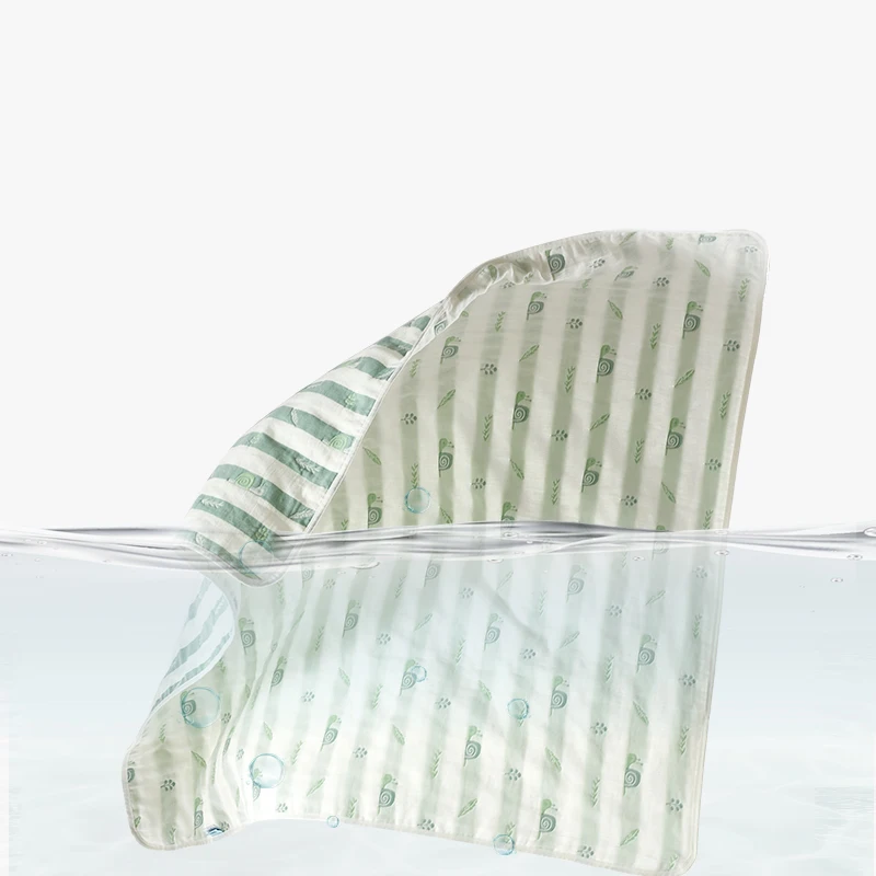 6-слойное газовое детское одеяло из 100% хлопка белье для коляски многоразовое