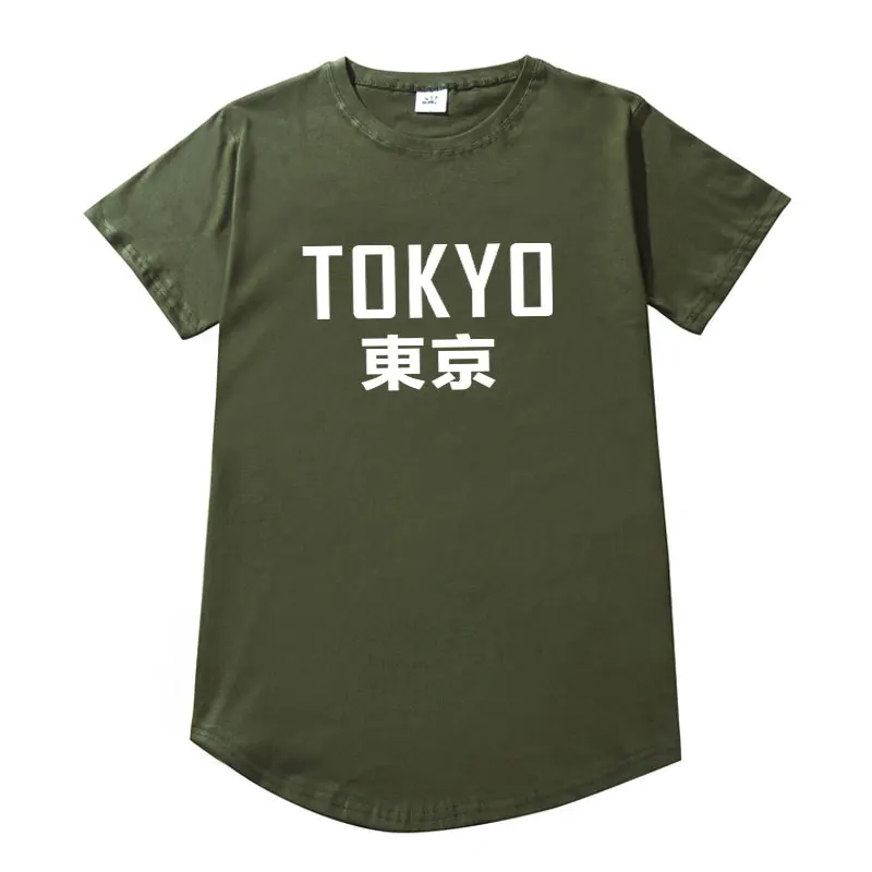 Футболка мужская с круглым вырезом топ рукавом до локтя уличная одежда