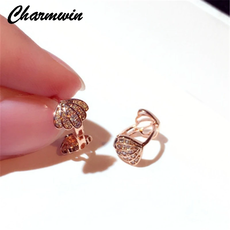 

Новые модные корейские серьги-кольца для женщин, супер блестящие стразы, женские серьги