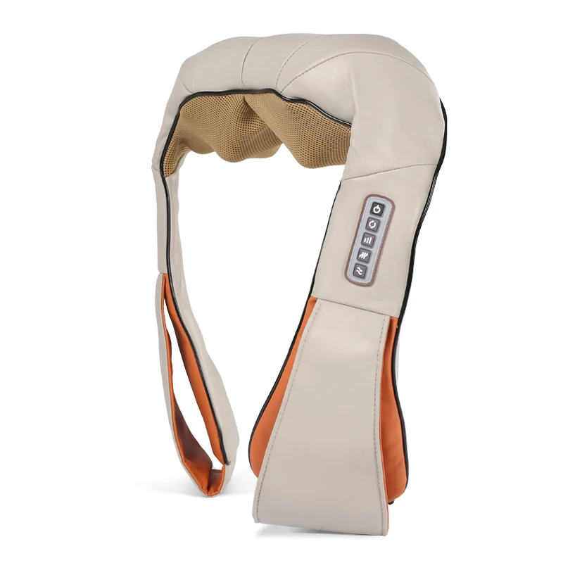 

Новый дизайн, Электрический лучший массажер для шеи и плеч с подогревом, адаптер для автомобиля, массаж всего тела