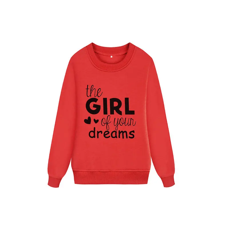 Толстовка Dreams с капюшоном для мамы и дочки подходящая всей семьи мужчин