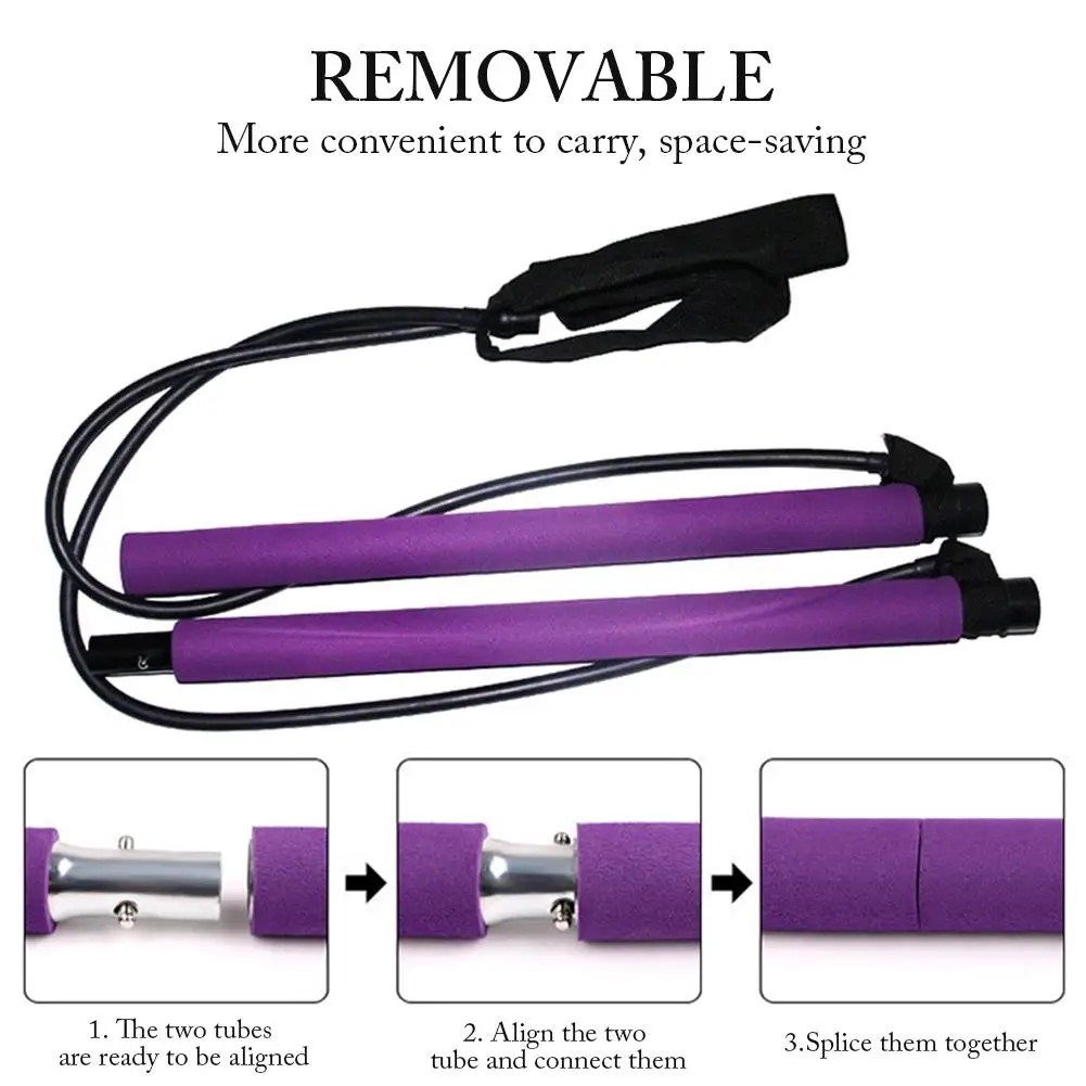 Эластичные ленты набор для йоги пилатеса бара Эспандер тела брюшного пресса