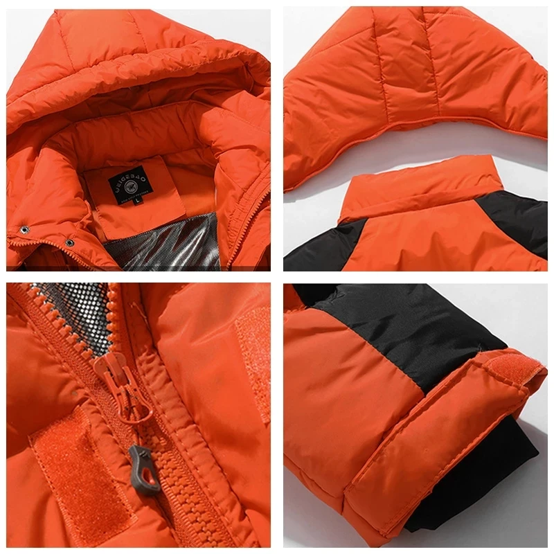 Men Winter Warm Thick Long Parkas Men 2022 New Waterproof Hooded Parkas Jacket Coat Men Autumn Outwear Fashion Casual Parkas Men