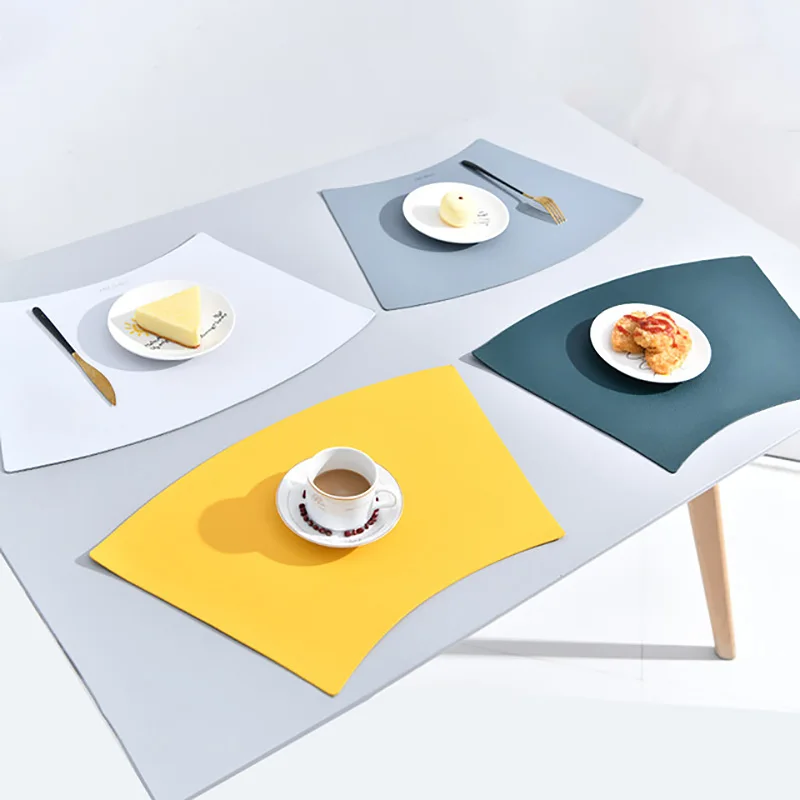 Обеденный стол коврик для кухни принадлежности полиуретановая кожа Одноцветный