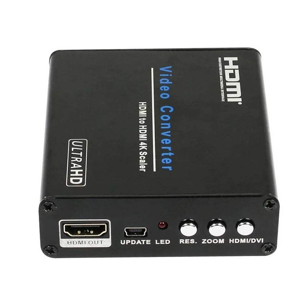 

HDMI to HDMI 4K Scaler amplifier HDMI down/upscaler with Zoom+aux audio 3D 1080P for PS4 PS3 HDTV Blue-DVD