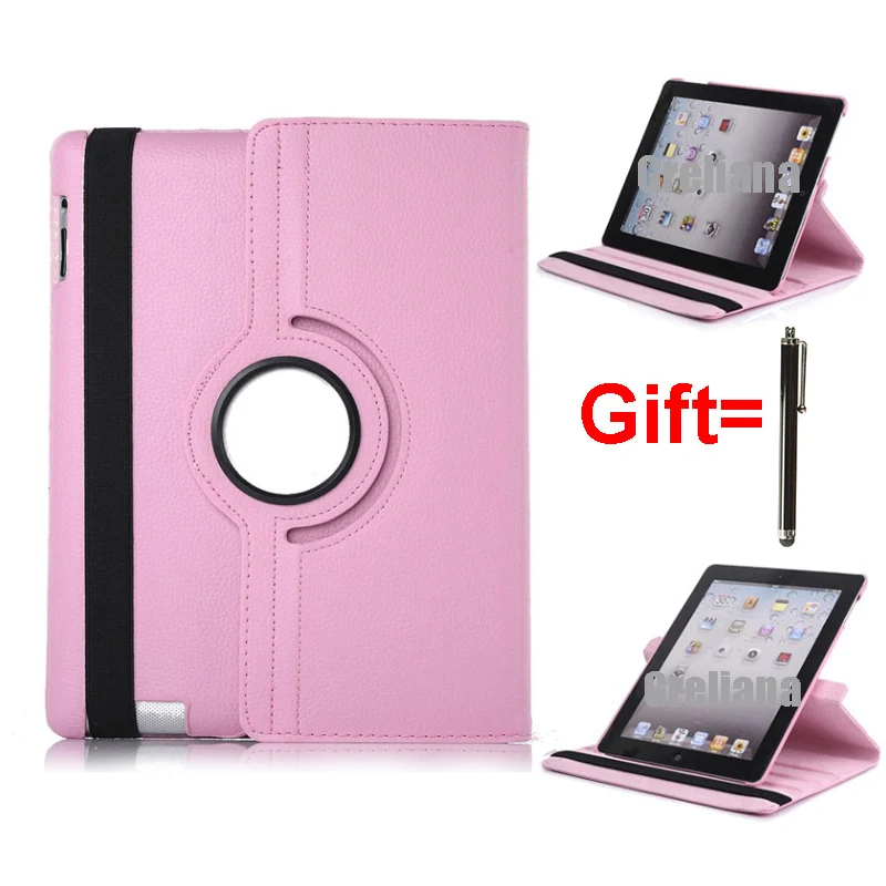 Чехол подставка из искусственной кожи для iPad 2 3 4 умный чехол книжка с функцией