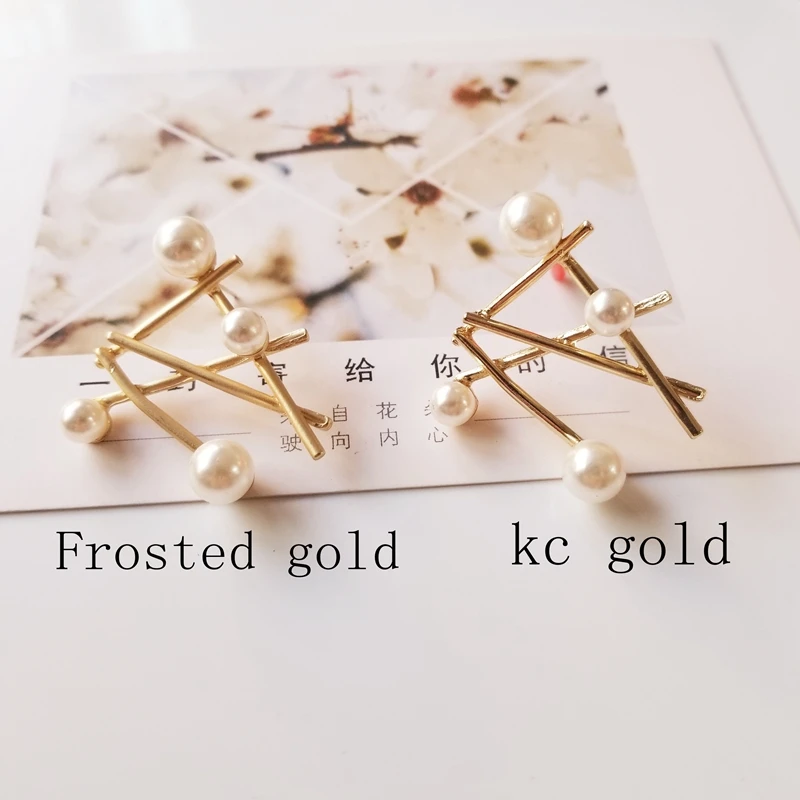 Сделай Сам материал для отделки ушей модные 925 серебряные шпильки неправильные