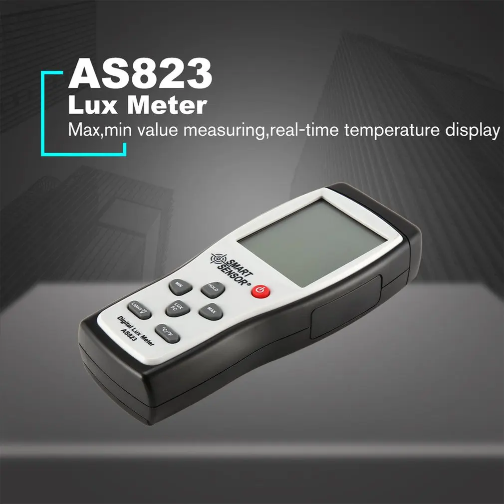 Цифровой Ручной Измеритель светильник щенности люкс 200000 Люкс/FC люминометр