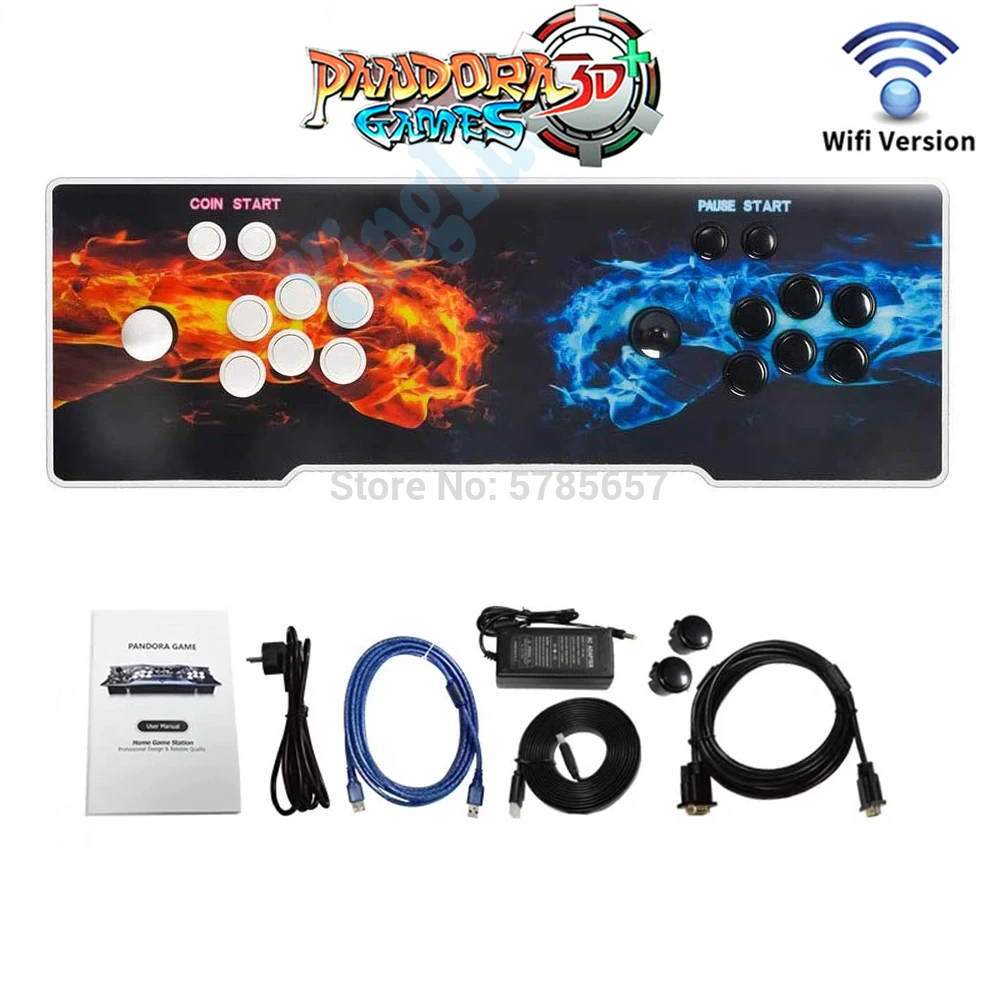 4018 в 1 WIFI версия Pandora 3D box Ретро аркадная игра печатная плата HDMI VGA консоль Игровая
