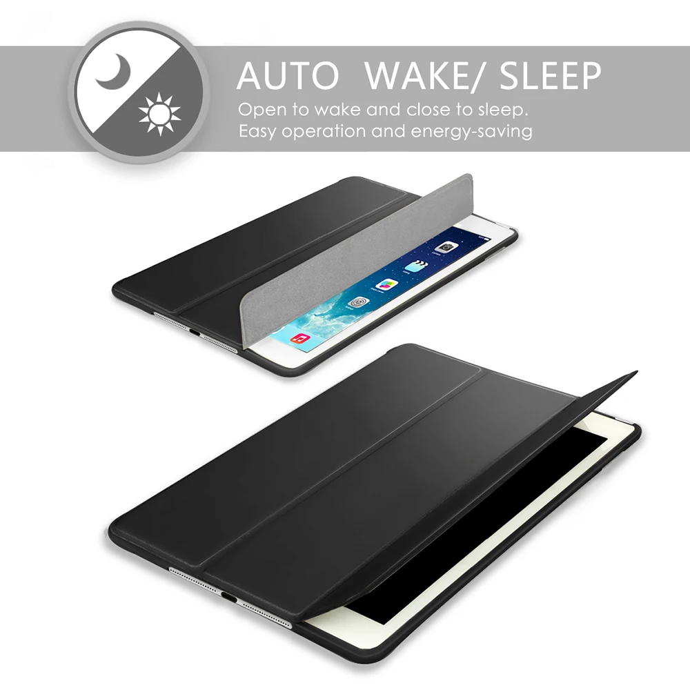 Ультратонкий смарт-чехол для iPad 2/3/4 9," A1395 A1396 A1397 A1416 A1430 A1403 A1458 A1459 A1460 на магните с подставкой Чехол