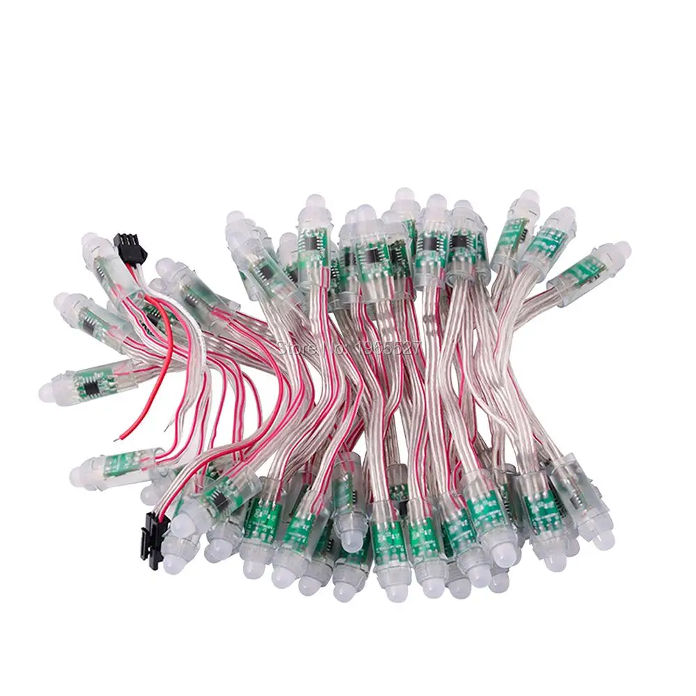 Пиксельная Светодиодная лампа WS2811 12 В постоянного тока адресная RGB цифровая