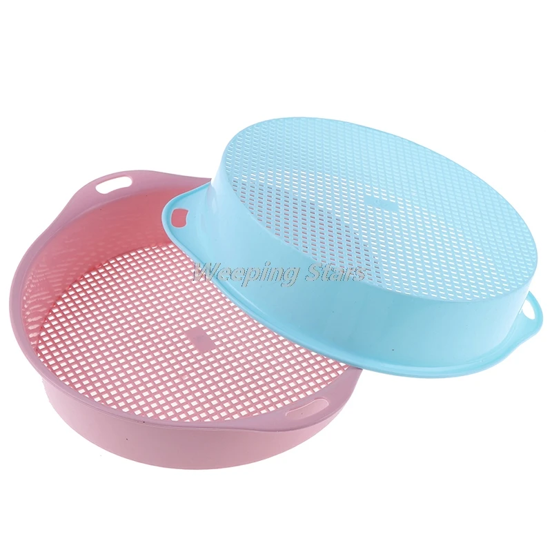 

New Garden Soil Sieve For Compost Soil Stone Mesh Gardening Tool Soil Sieve Flower Nursery Plant Prop Knit Sieve