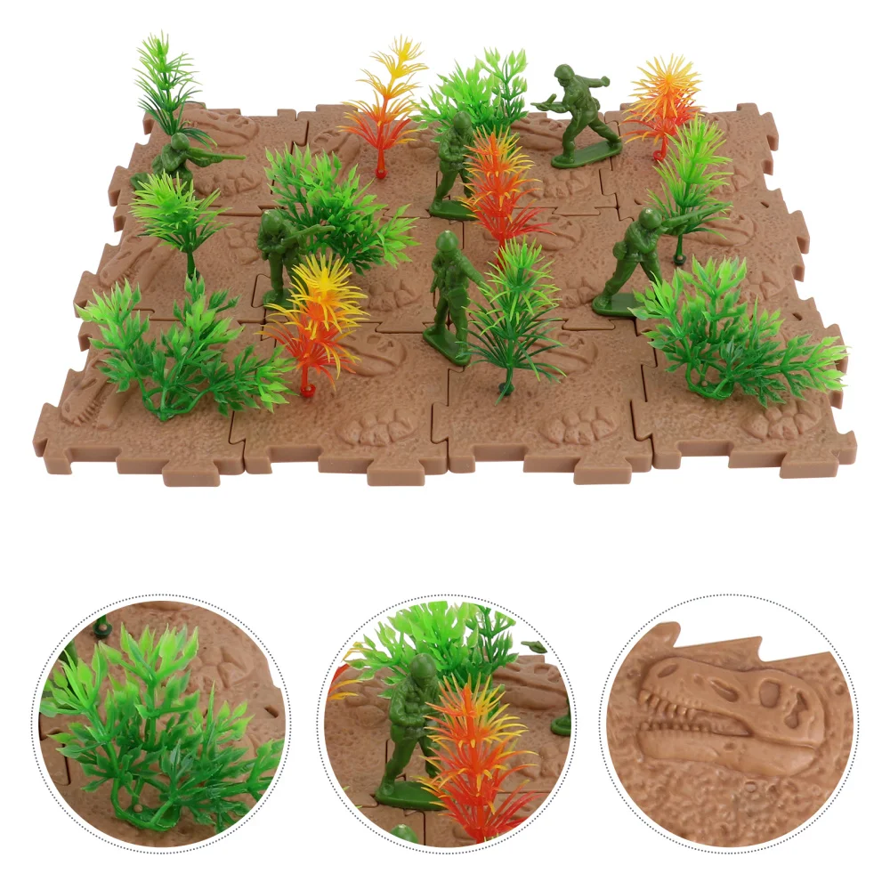 

2Sets Soldier Manual Assembly Model Children Handiwork Gift