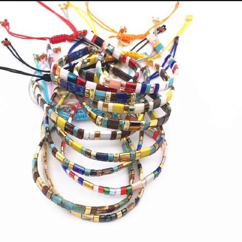 Женские браслеты из тайдиана с бусинами Миюки Тила 5x5x2020 мм|Бусины для одежды| |