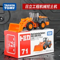 takara tomy genuine hitachi construction machinery wheel loader zw220 scale 1110 no 71 metal vehicle simulation model toys