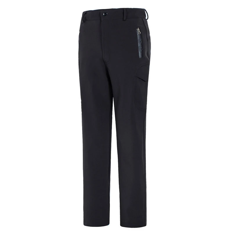 Водонепроницаемые мужские походные зимние теплые флисовые брюки из кожи акулы