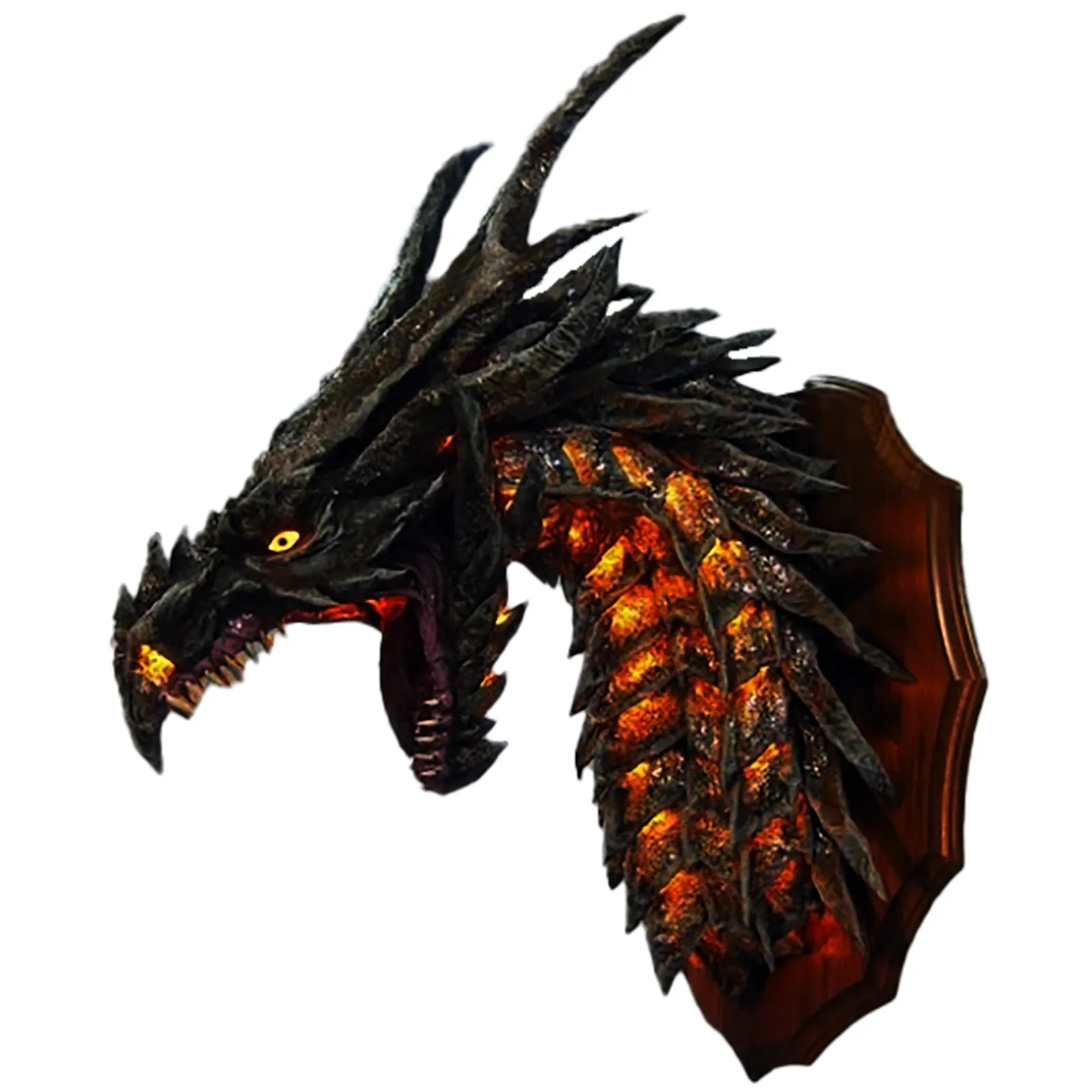 

Dragon Legends Props 3d Wall-mounted Dinosaur Sculpture Wall Art Lifelike Dragon Cute Accessories Desktop Garden Decoration