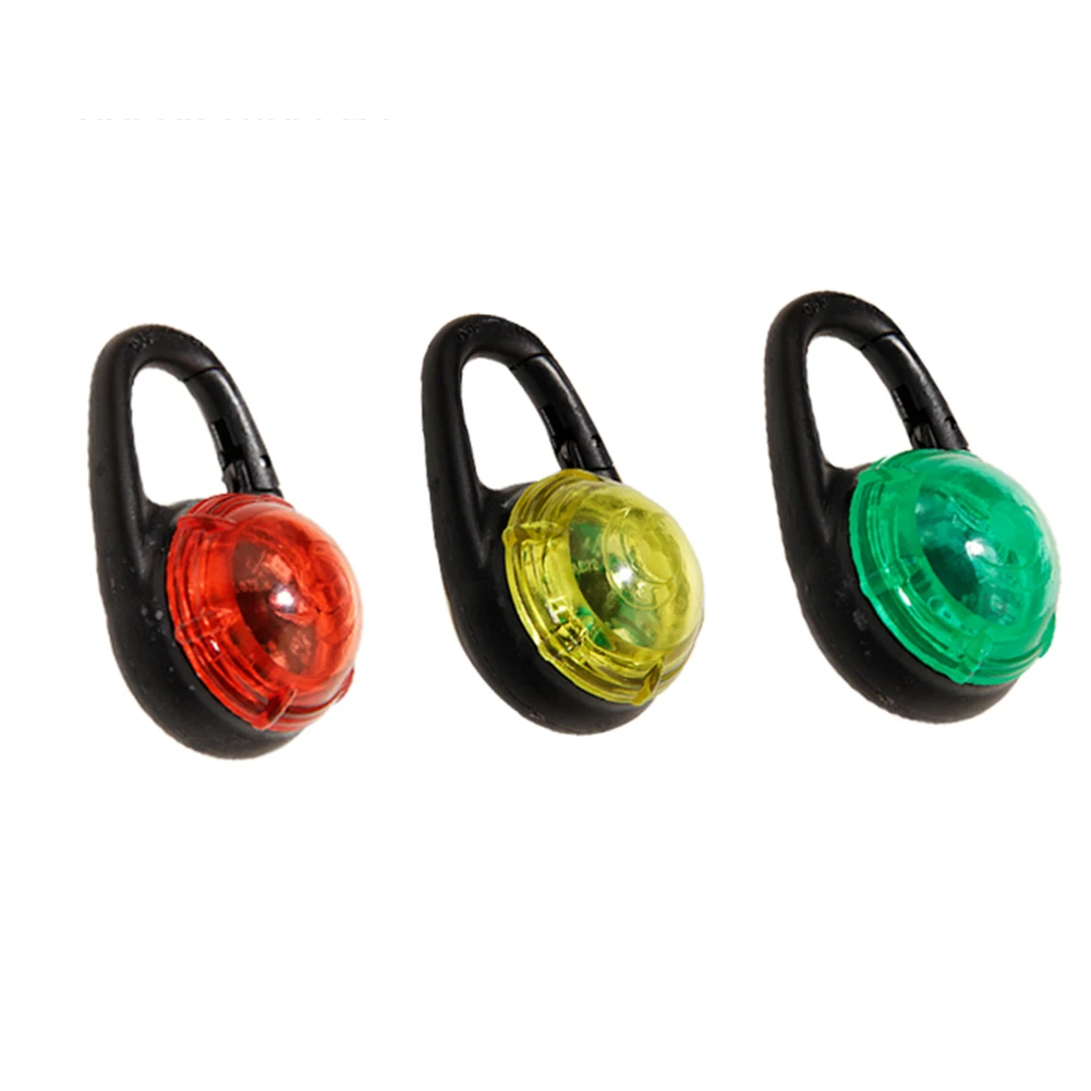 

Portable LED Luminous Lights Reflector Removable Safety Warning Shoes Bags Clip Glowing Light for Cycling Night Running