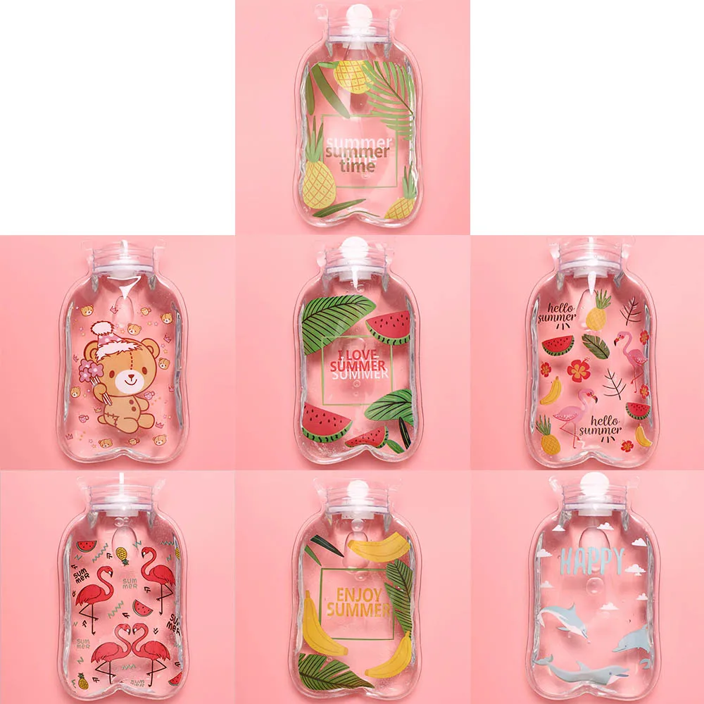 Мини Милая бутылка для горячей воды прекрасная грелка рук сумки инъекций в воде