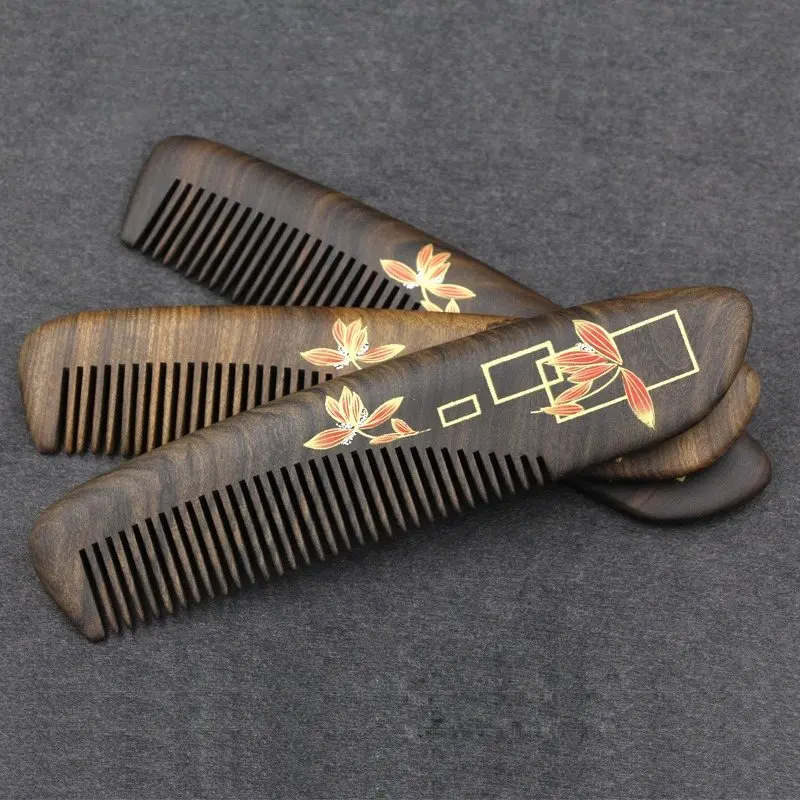 

wooden hair brush Wooden Comb Natural Anti Static Wood Combs Massage Hair Care Health Brush Sandalwood Hairbrush Gift For Female