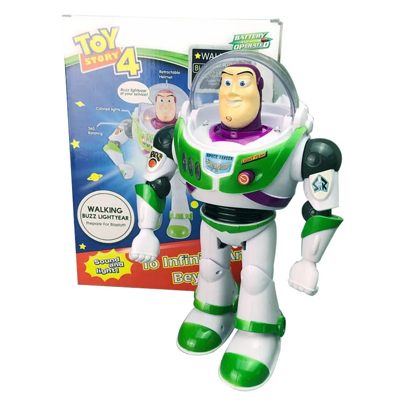 История игрушек 4 Buzz Lightyear кукла ходьба свет и звук фигурка горячие игрушки детские игрушки для Рождественский подарок