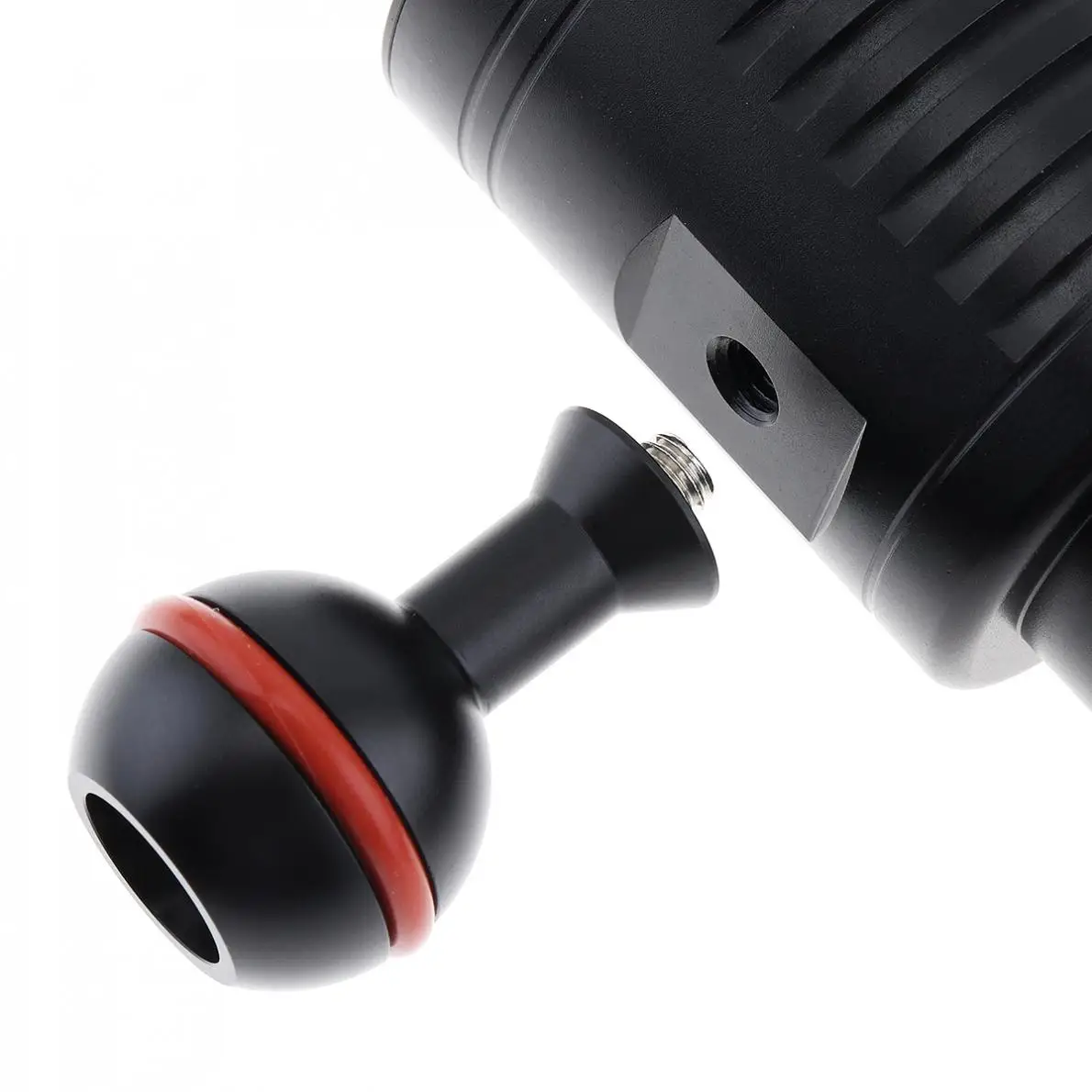 Светодиодный вспышка светильник фонарь 100 м подводный 8000 Люмен 4 XML2 + 2 красный