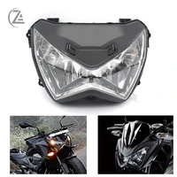 acz motorcycle black front light headlights headlamps head lights lamps assembly for kawasaki z250 z800 2013 2015