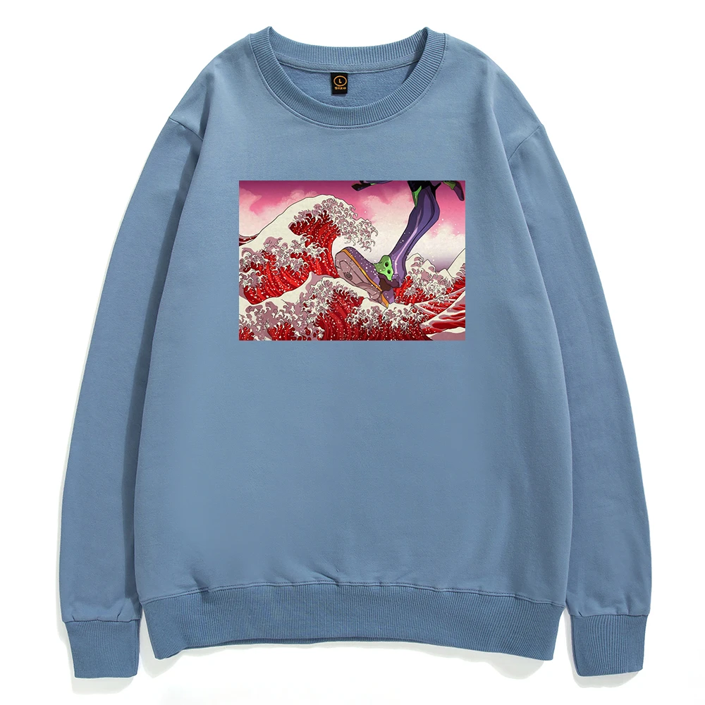 

Anime Evangelion Eva Shinji Sweatshirts Mens Vintage Hip Hop Hoodie Men Japan Manga Graphic Pullovers Oversized Couples Clothes