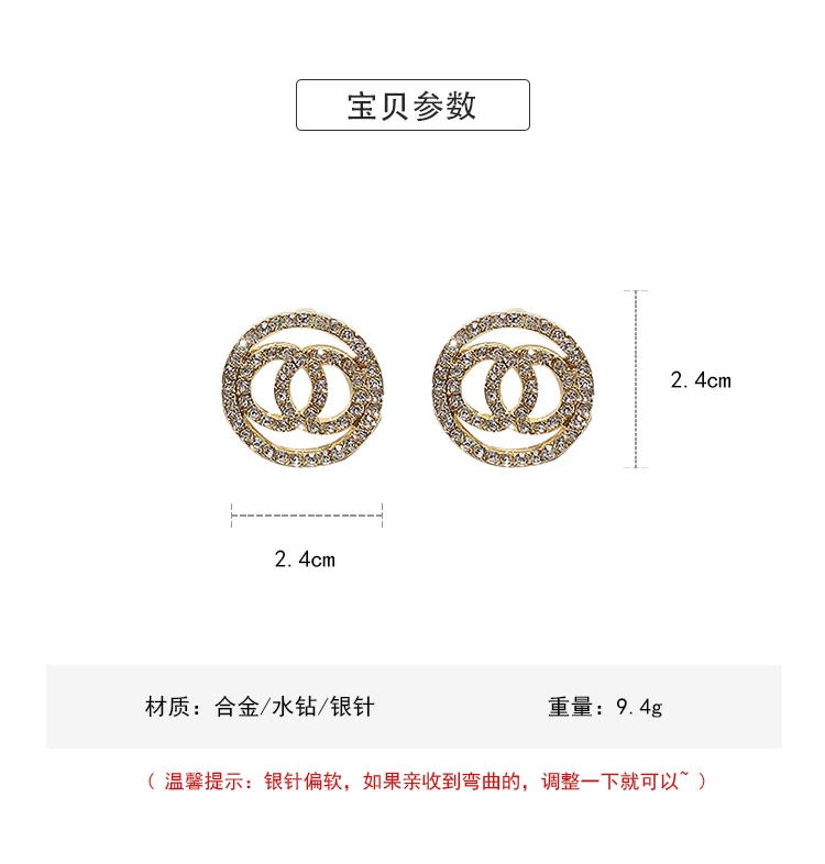 

Luxury Shining Crystal Drop Earrings Gold Silver Color Square Rhinestone Dangle 2020 Earrings for Women Wedding Party Jewelry