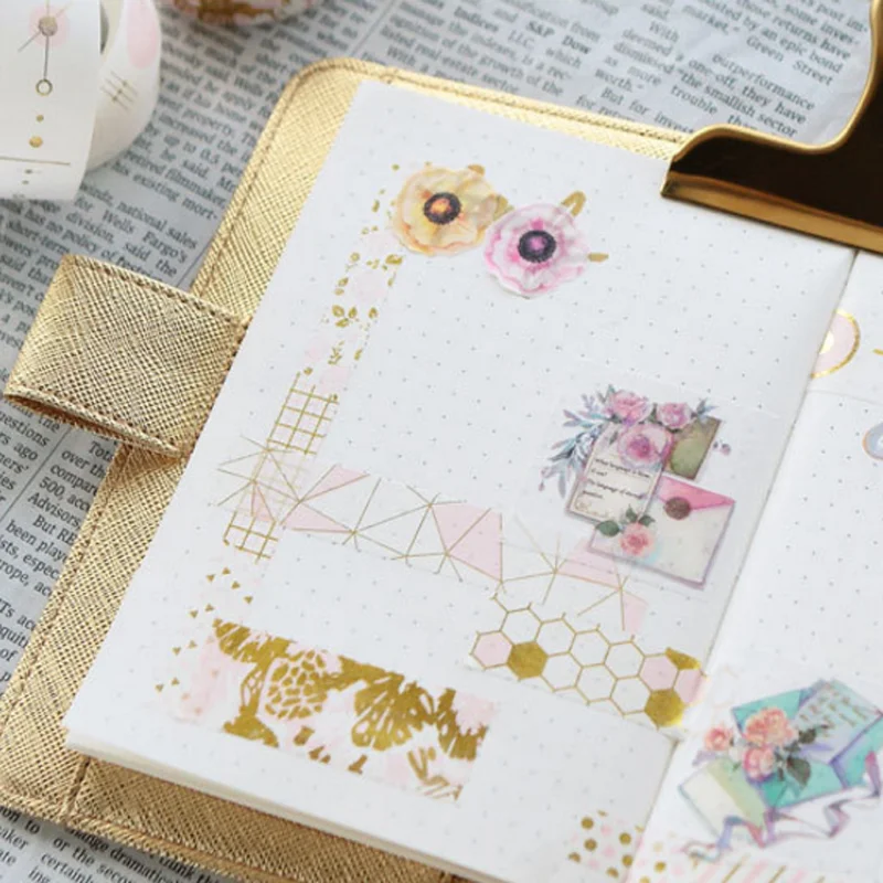 1 шт. бумажный скотч с милой фольгой канцелярские принадлежности скрапбукинг