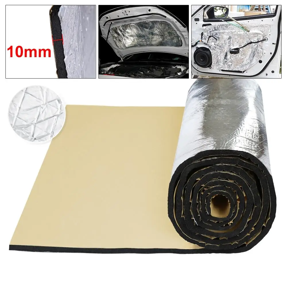 UXCELL 10 мм толщиной алюминиевый автомобильный коврик для крыла двигателя